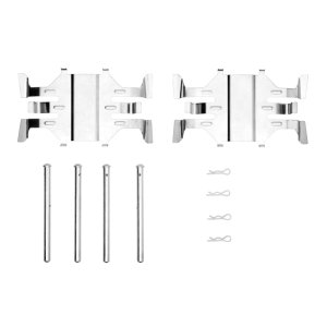 Infiniti Q60 Disc Brake Hardware Kit - Front - R1 Concepts - `08-`25